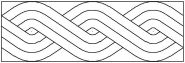 Mosaic border pattern number 1