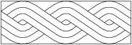 Mosaic border pattern number 1