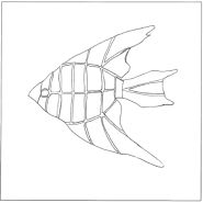 Mosaic Fish pattern number 3