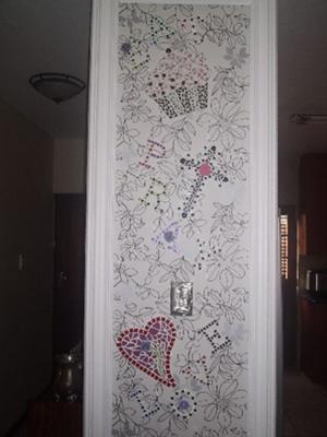 Eat,Pray,Love-A mosaic piece on my wall