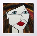 Bella from The Girls series stained glass coasters Bella from The Girls series stained glass coasters