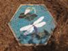 Dragonfly and Lilypad Concrete Stepping Stone