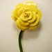 1 Yellow Rose With Stem