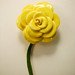1 Yellow Rose With Stem