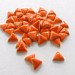 100 handmade micro ceramic triangle shaped tiles