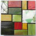 Small stained glass coasters with design number 6