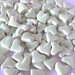 50 handmade sea foam green small ceramic hearts