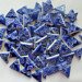 75 Cobalt Blue triangle tiles