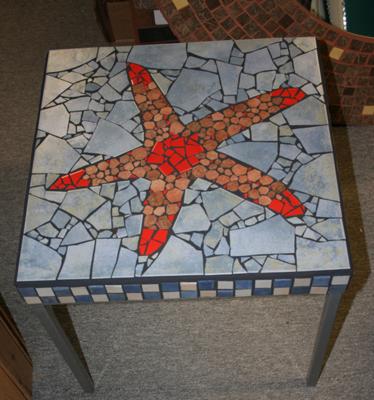 Mosaic Starfish Table from Daniel Boivin