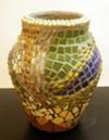 Abstract Mosaic Vase