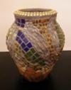 Abstract Mosaic Vase