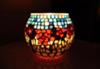 Flower Garden Mosaic Candleholder or Vase